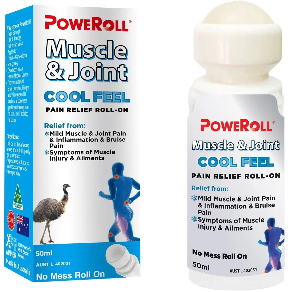 Poweroll Muscle Cool Roll 50ml