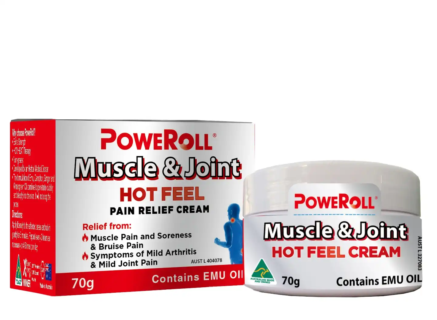 Poweroll Muscle Hot Cream 70g
