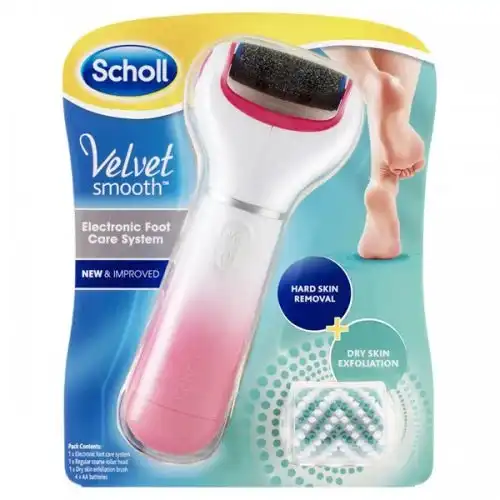 Scholl Vel/Smth Foot Care System Pink