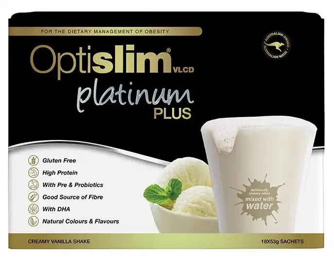 Optislim Platinum Plus Vanilla 18x53g