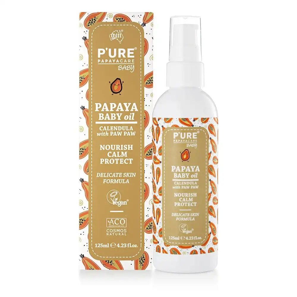 Pure Papaya Baby Oil 125ml