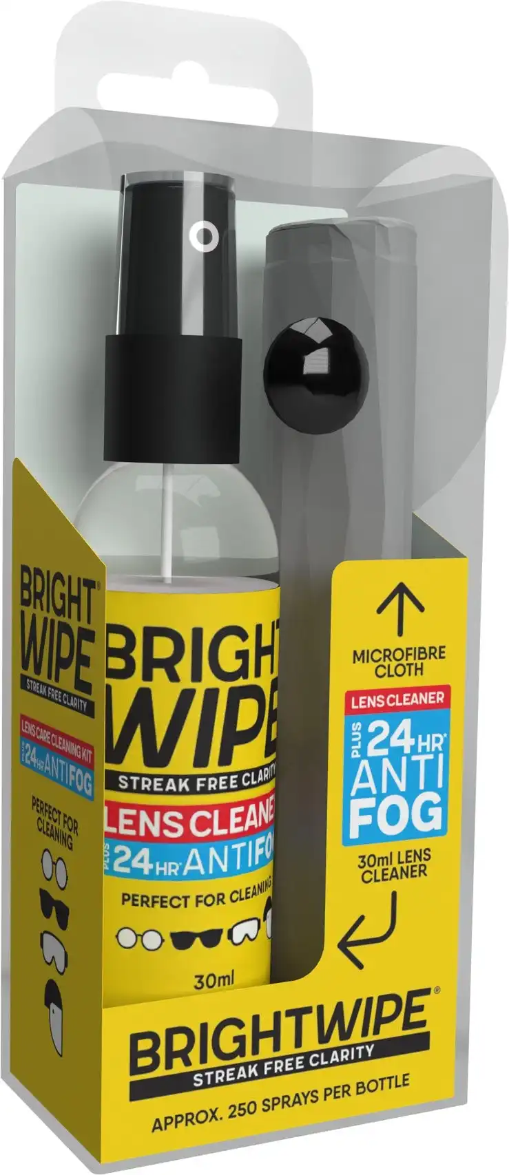 Bright Wipe Antifog Lens Care Kit