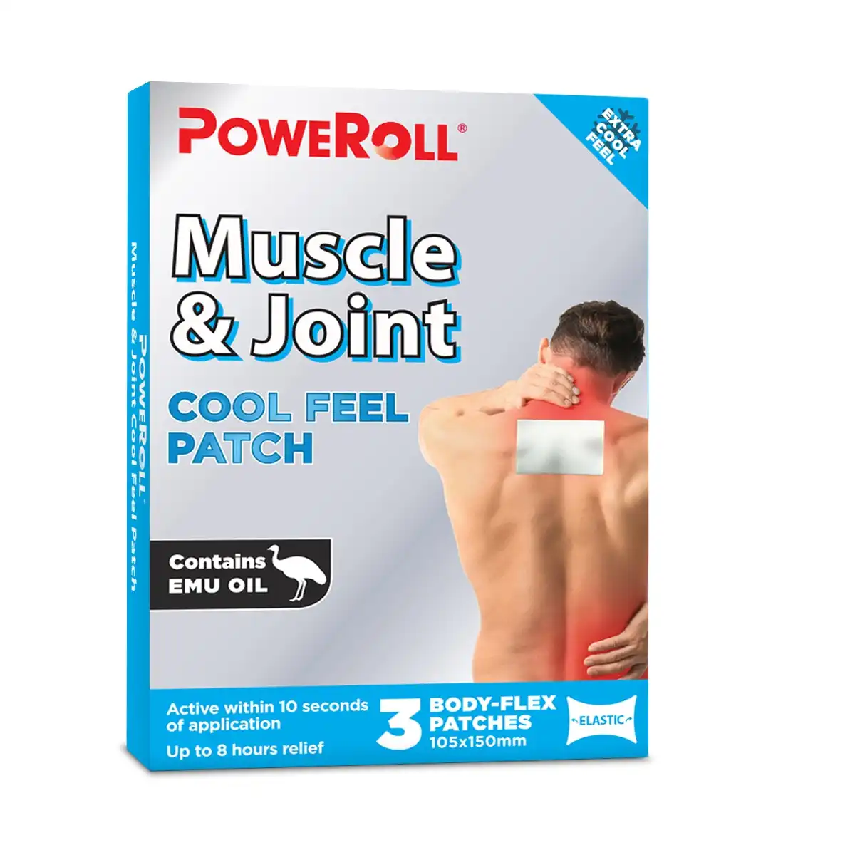 Poweroll Muscle Cool Patch 3pk
