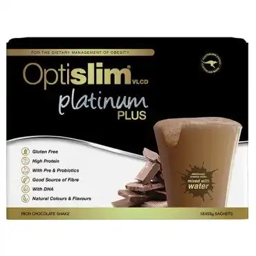 Optislim Platinum Plus Chocolate 18x53g