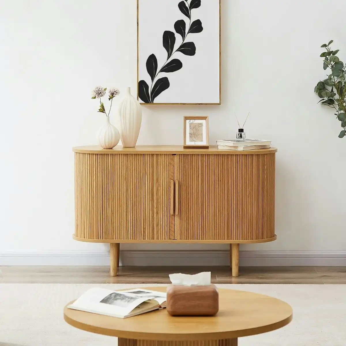 Kate Column Wooden Sideboard Table