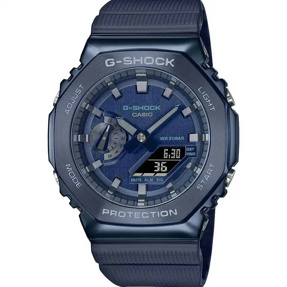 G-Shock GM2100N-2A Metal Covered Stainless Steel 'CasiOak'
