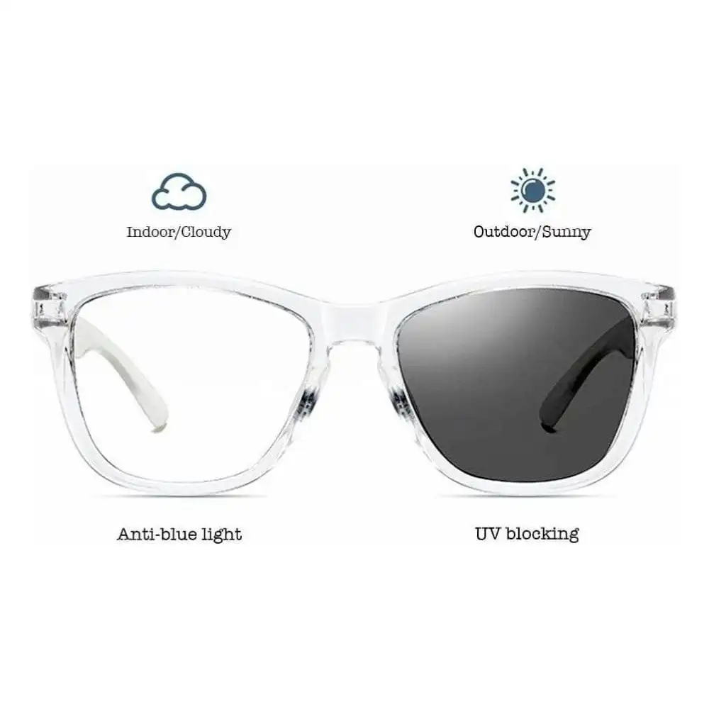 Zerpico Eyewear - Mood Wayfarer V2 - Yang Blue Light Blocking Glasses For Women - Tr90 Polycarbonate Frame