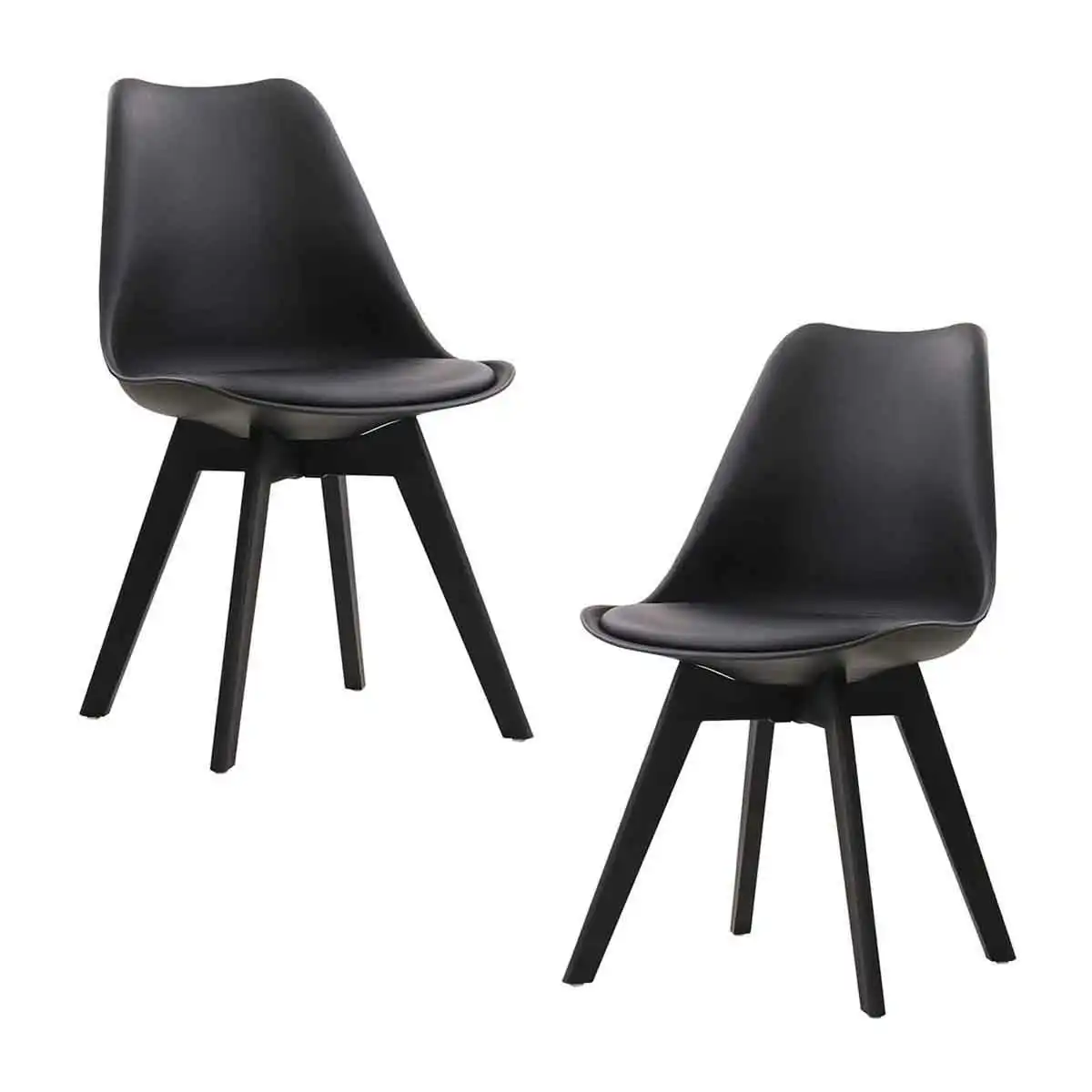 Jaden Dining Chair (Set of 2, Black)