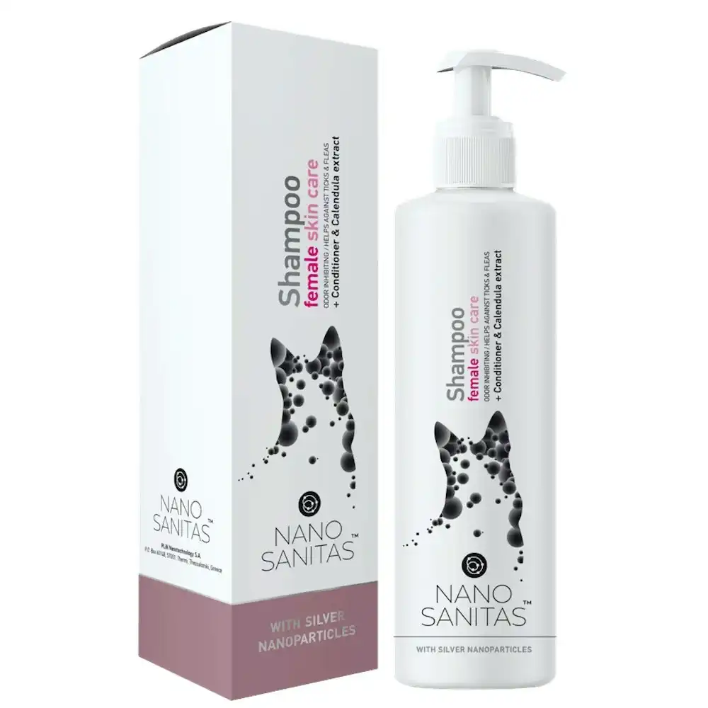 Nano Sanitas Shampoo Female Skin Care For Dogs - 250ml