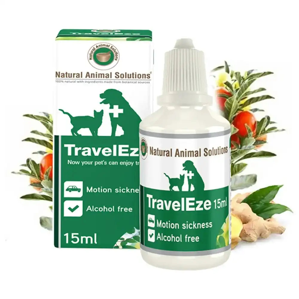 Natural Animal Solutions TravelEze For Cats and Dogs - 15ml
