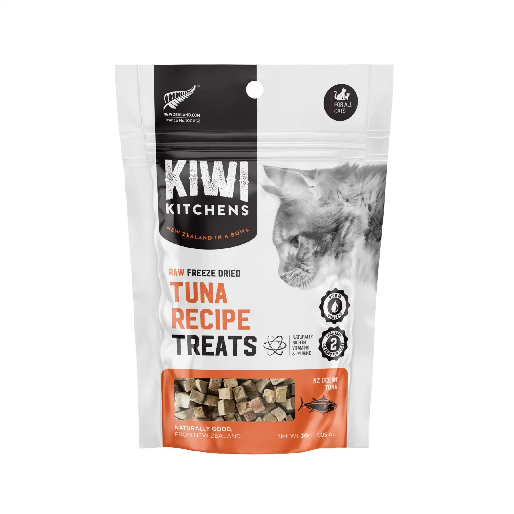 Kiwi Kitchens Freeze Dried Tuna Recipe Cat Treat - 30g
