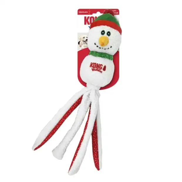 KONG Holiday Wubba - Snowman