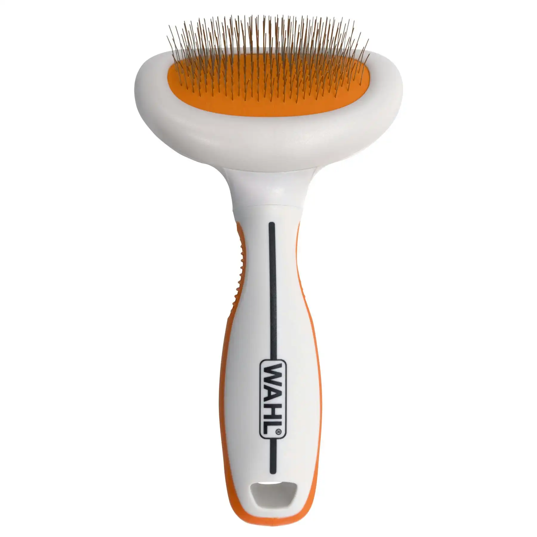 Wahl Orange and White Slicker Brush - Small