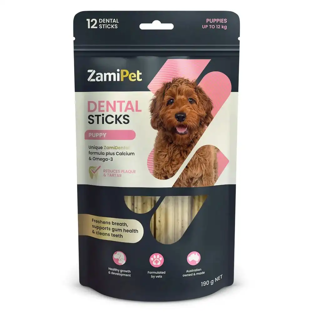 ZamiPet Dental Sticks Joints For Puppies - 12 Pack