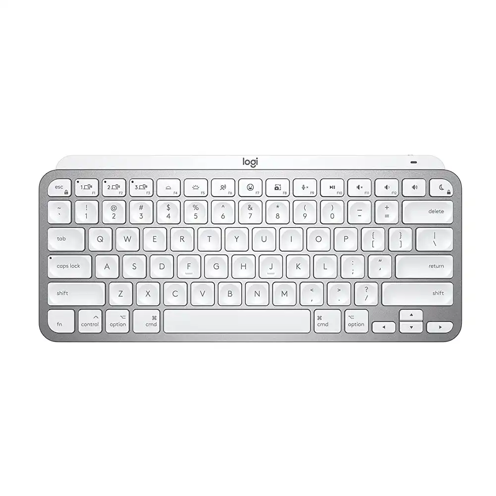 Logitech MX Keys Mini Wireless Illuminated Keyboard for Mac - Pale Grey