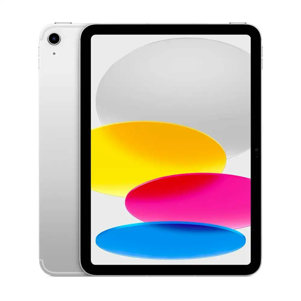 Apple iPad (10th Gen) 10.9in Wi-Fi + Cellular 64GB - Silver MQ6J3X/A