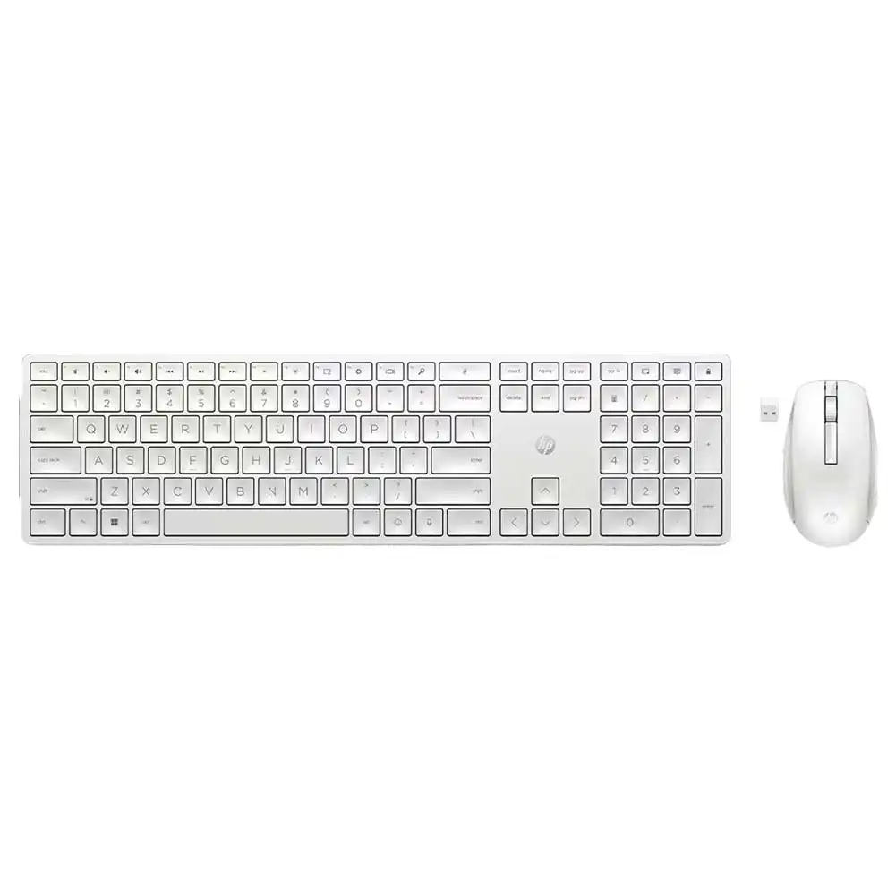 HP 650 Wireless Keyboard & Mouse Combo - White [4R016AA]