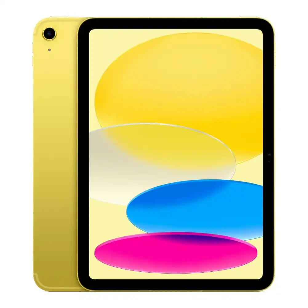 Apple iPad (10th Gen) 10.9in Wi-Fi + Cellular 64GB - Yellow MQ6L3X/A