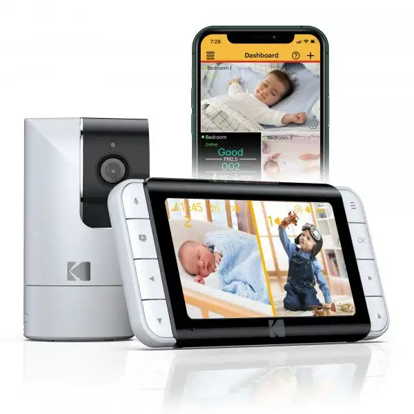 Kodak C525P Cherish 5" WIFI Audio Video Baby Monitor With Remote Access