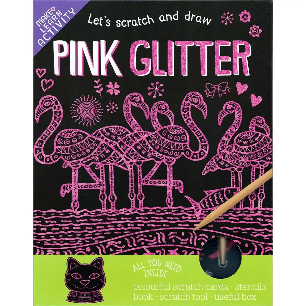 Scratch & Draw Pink Glitter