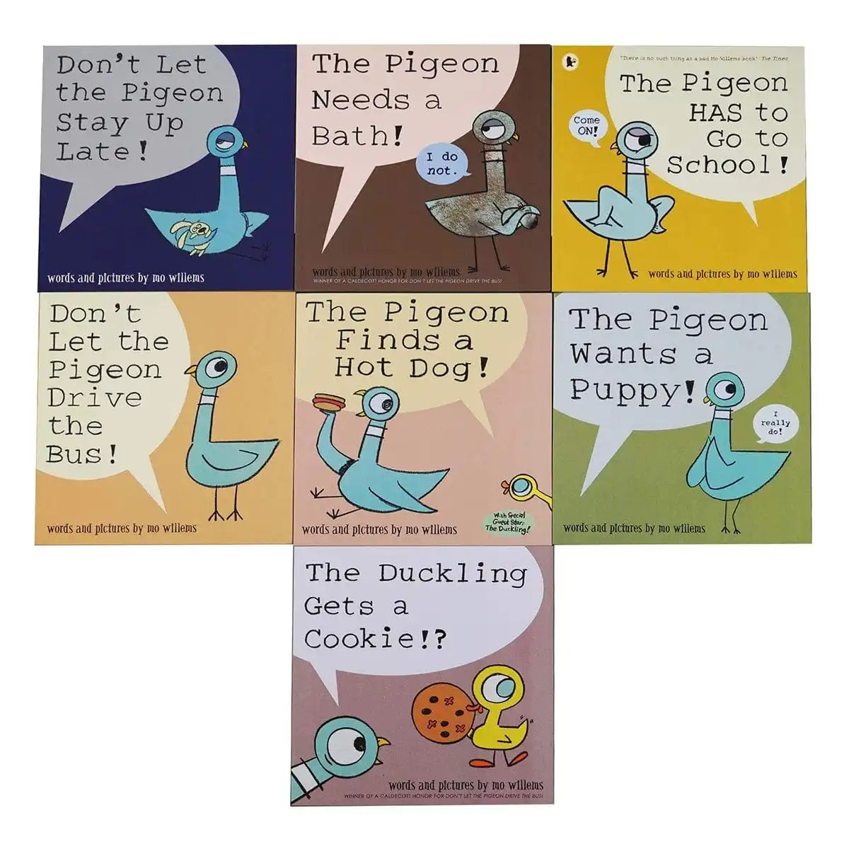 The Mo Willems Pigeon Book Collection - 7 Copy Shrinkwrap