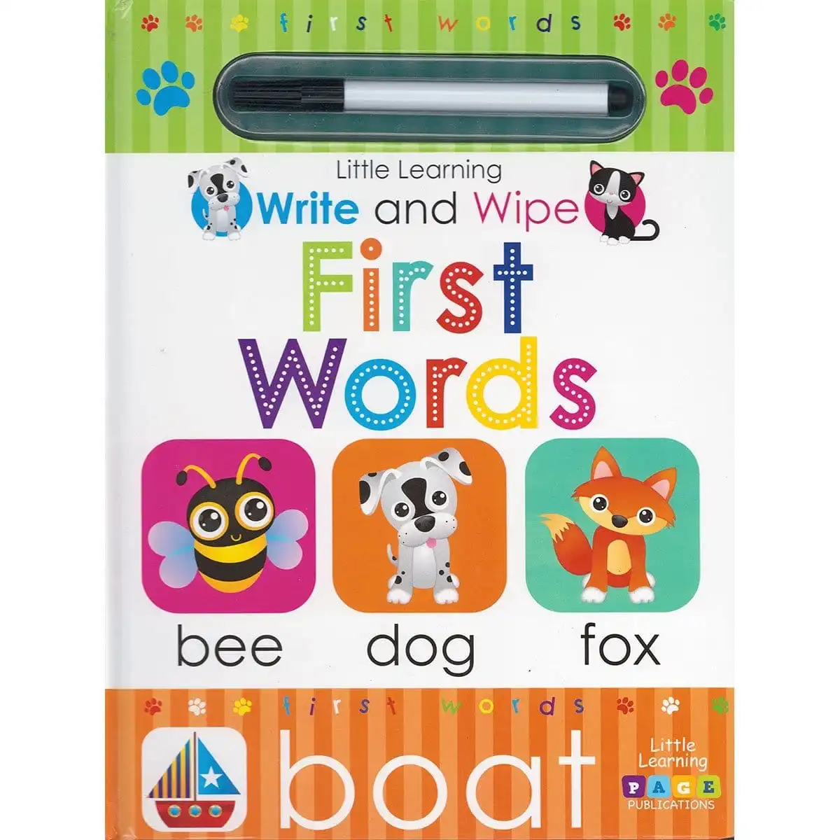 Little Learning: Write and Wipe: First Words