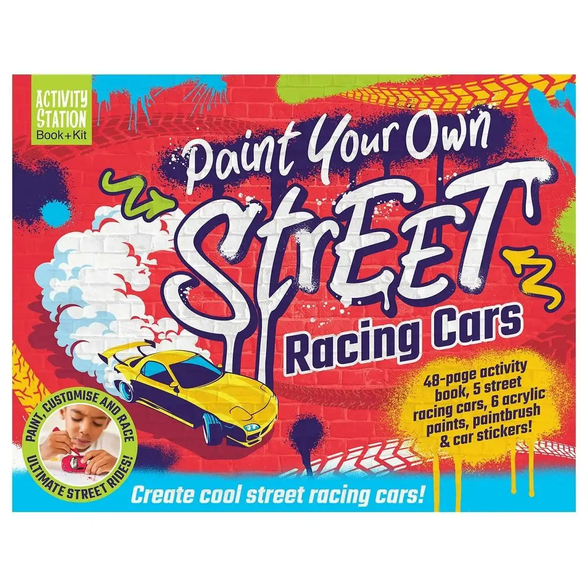 Paint Your Own Street Racing Cars