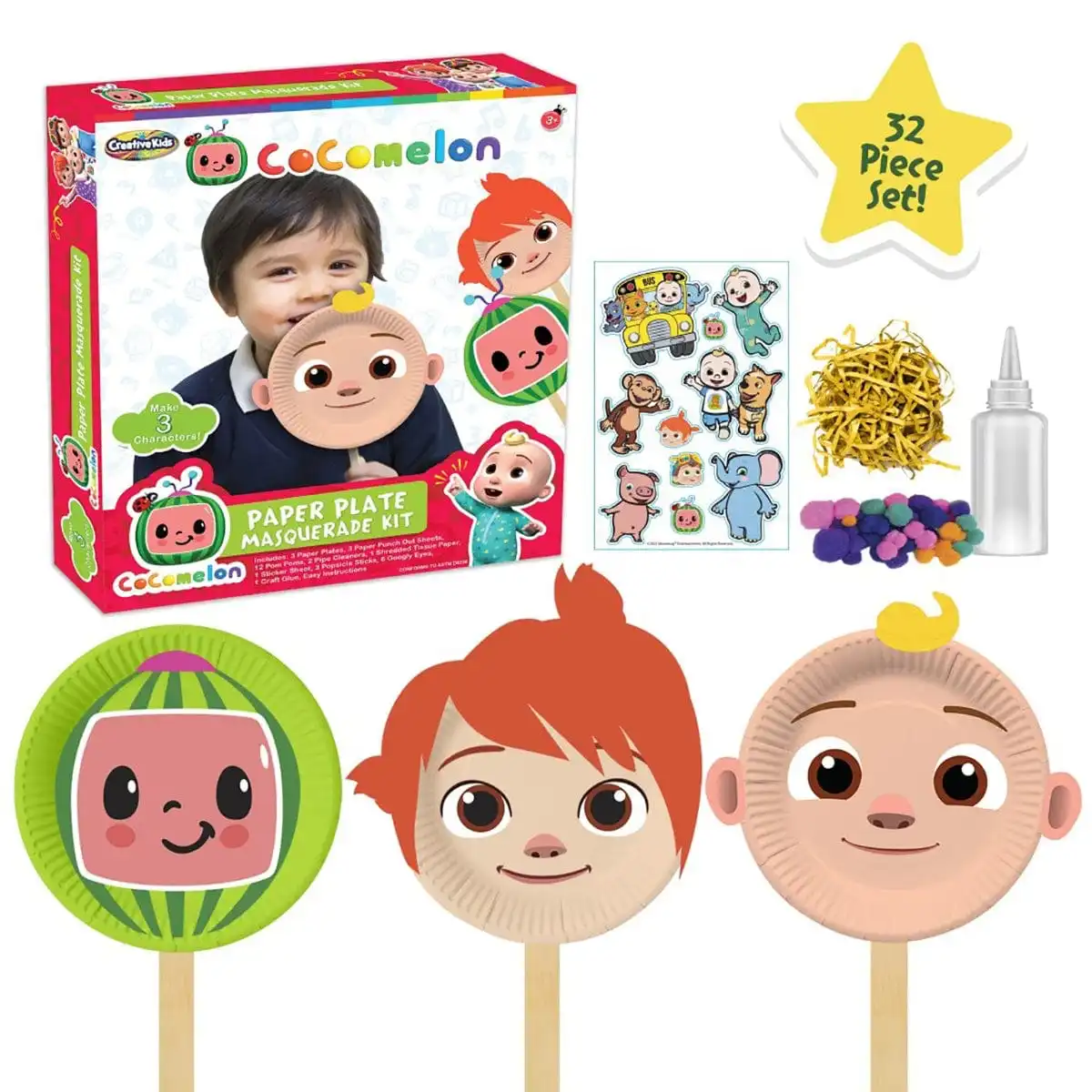 Cocomelon Make And Play Plate Craft