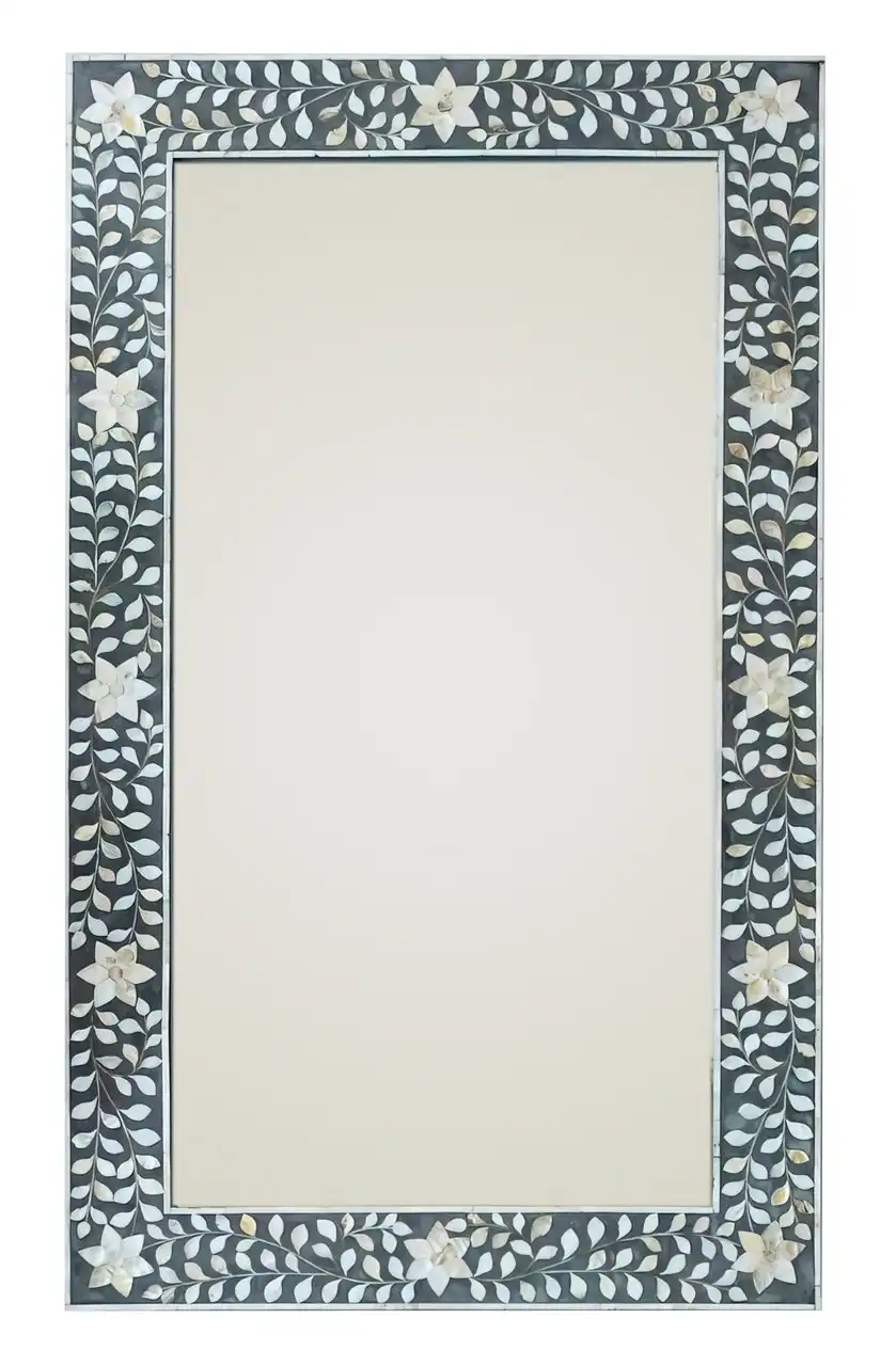 Zohi_Interiors Mother of Pearl Inlay Wall Mirror