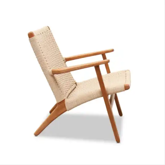 Winnipeg & Sons String Weave & Teak Easy Chair