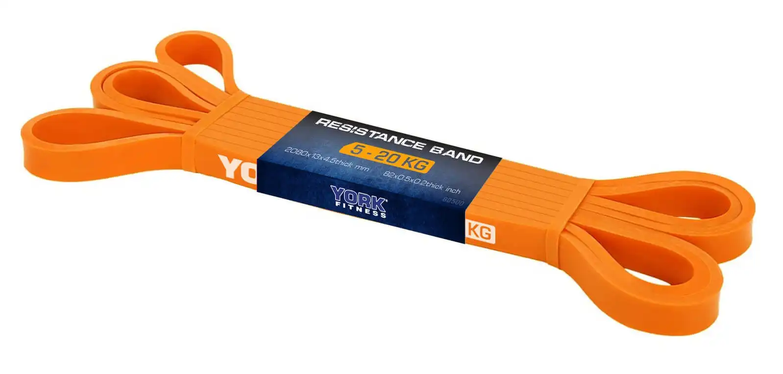 York Resistance Band 5-15kgs / 13mm x 2080 x 4.5mm (Orange)