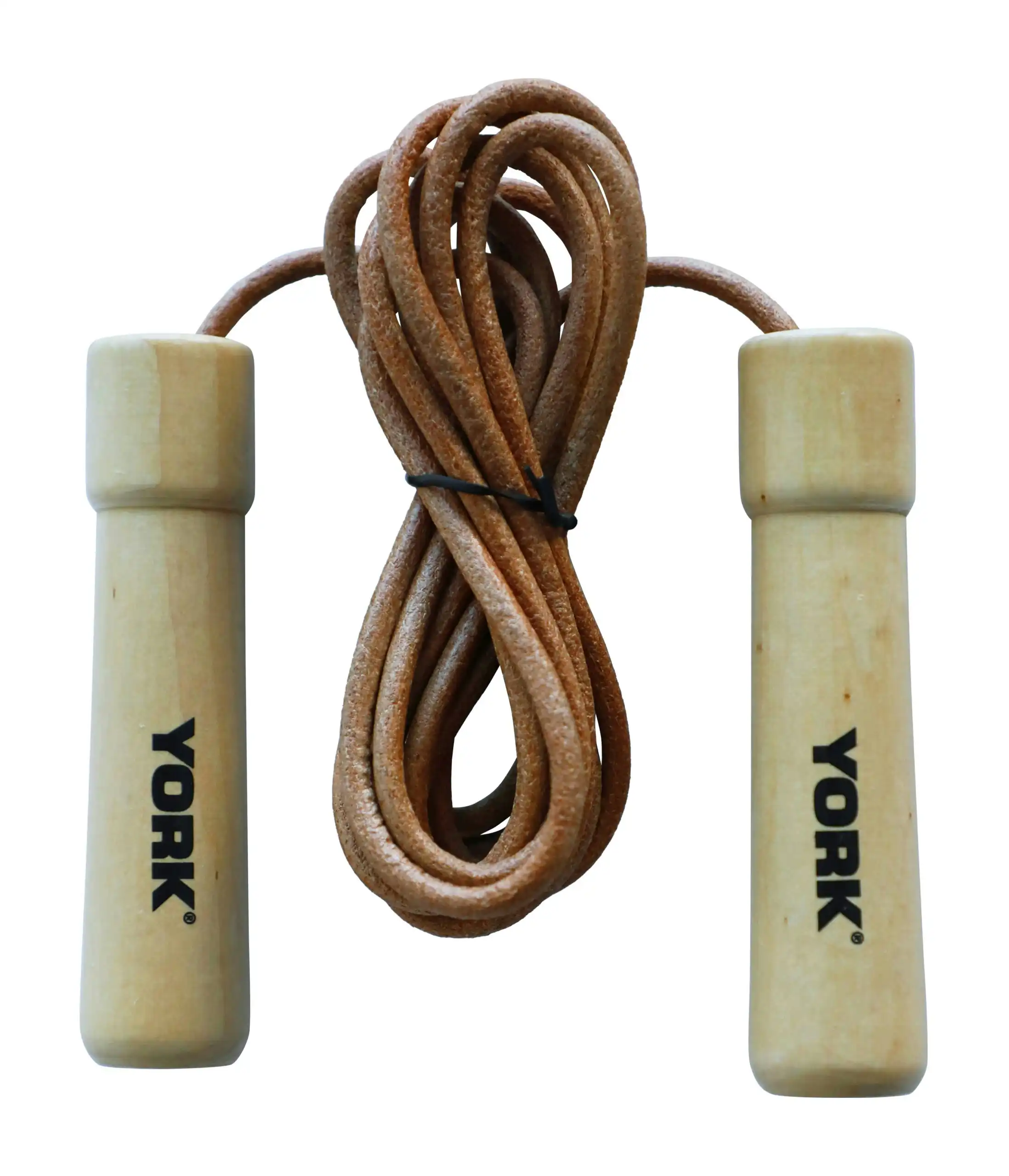 York Fitness Leather skip rope