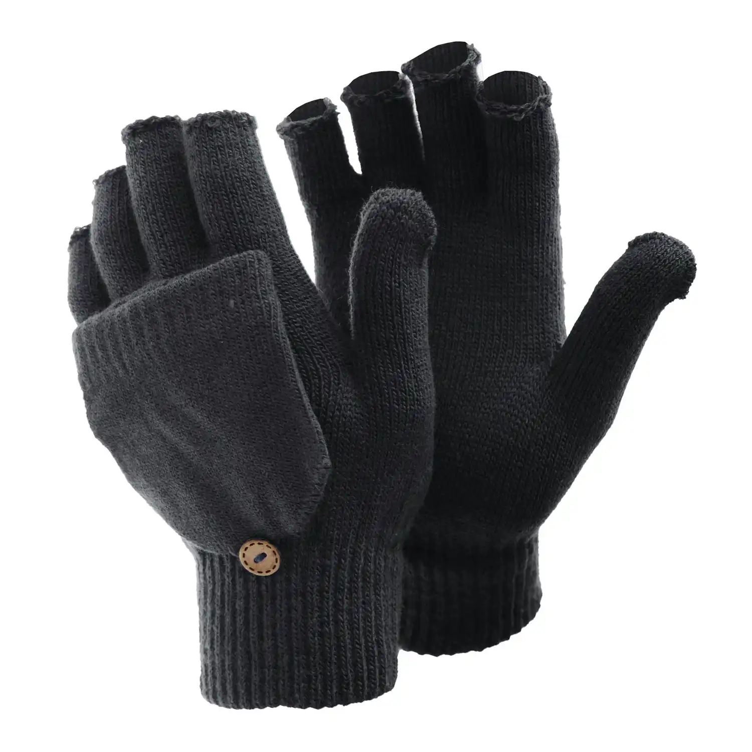 Floso Ladies/Womens Winter Capped Fingerless Magic Gloves