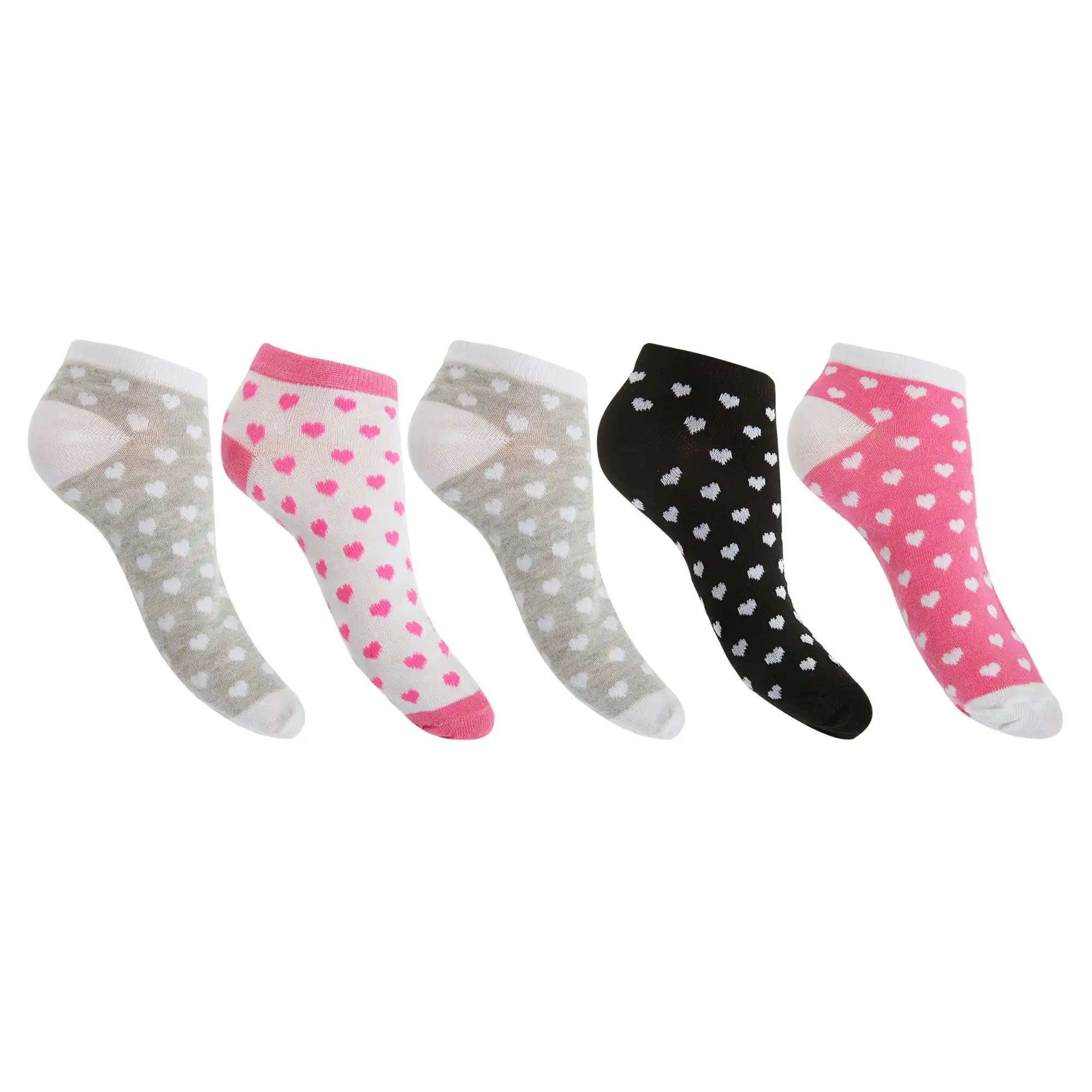 Floso Womens/Ladies Trainer Socks (Pack Of 5)