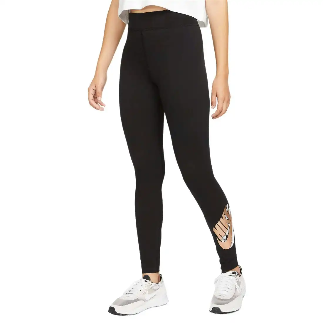 Nike Womens/Ladies Essential Printed High Waist Sports Leggings