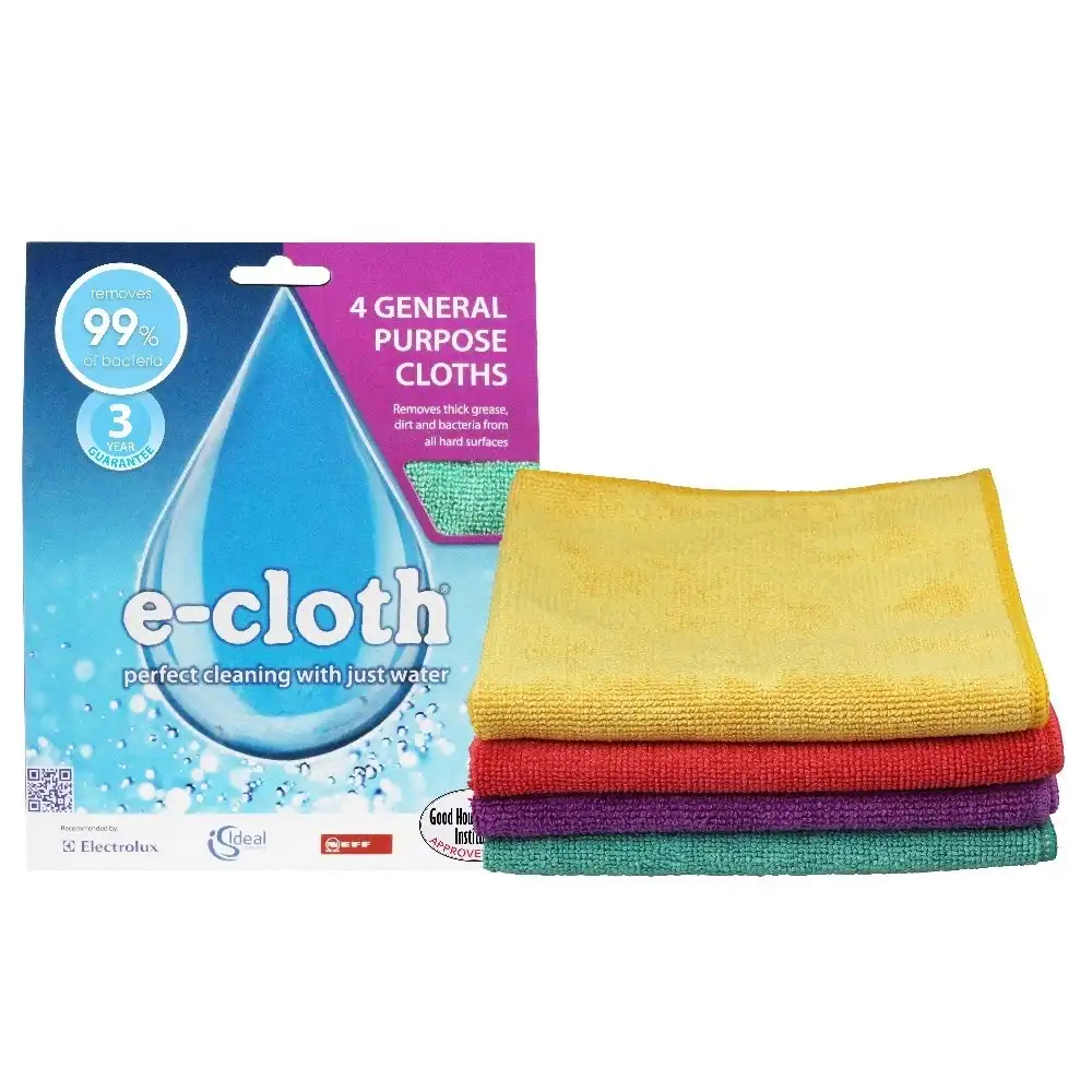 E Cloth General Purpose Cloths   Pack Of 4