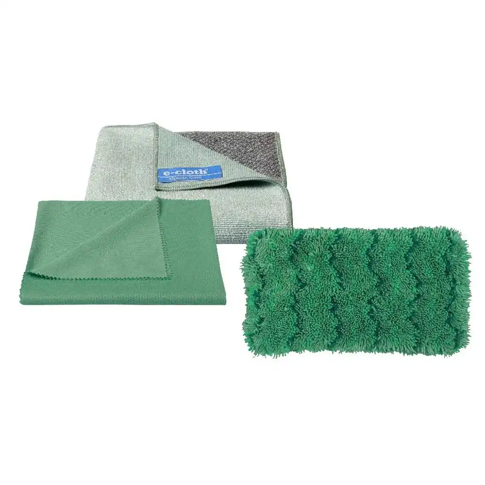 E Cloth Kitchen Cleaning Cloths Twin Pack + Kitchen Whizz