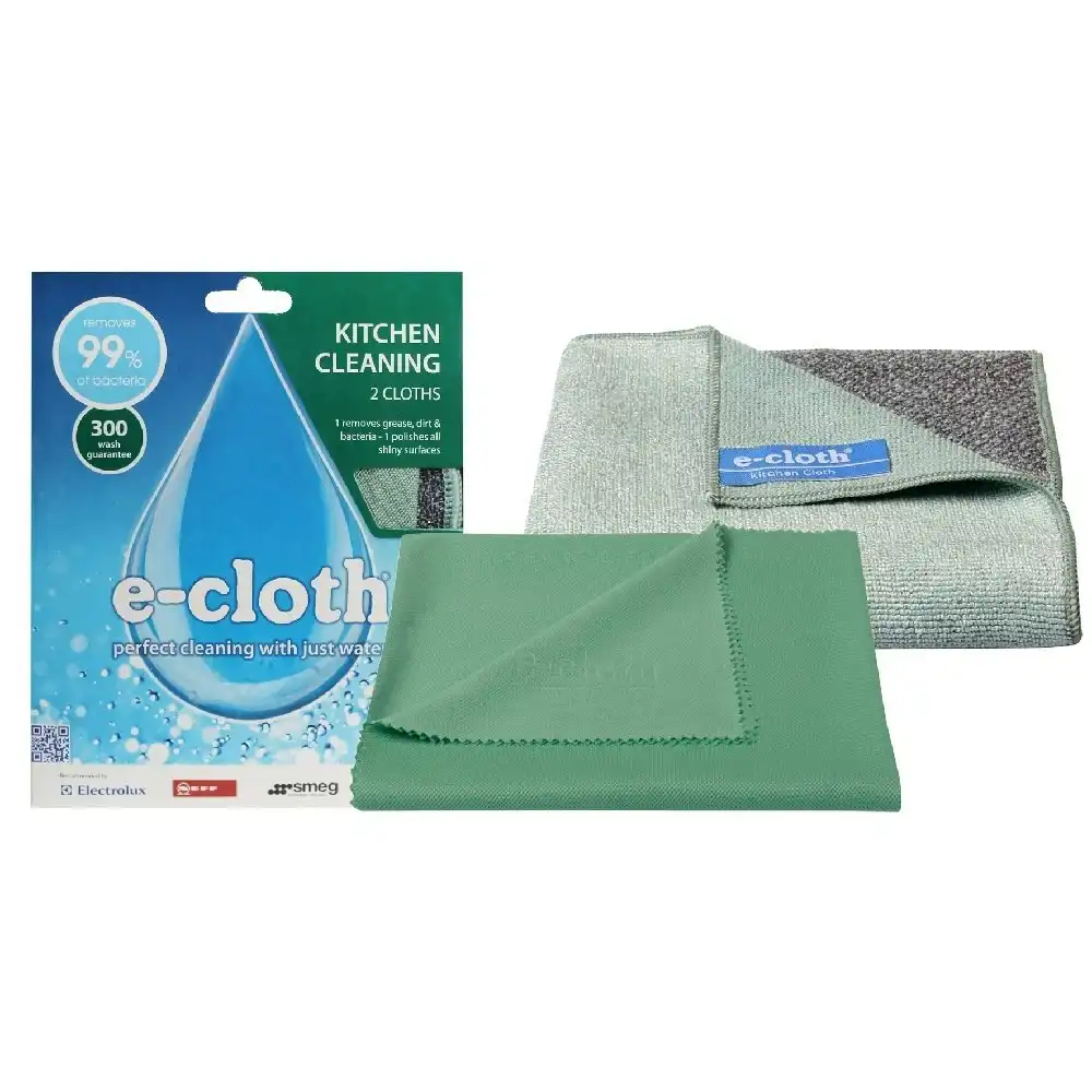 E Cloth Kitchen Cleaning Cloths Twin Pack