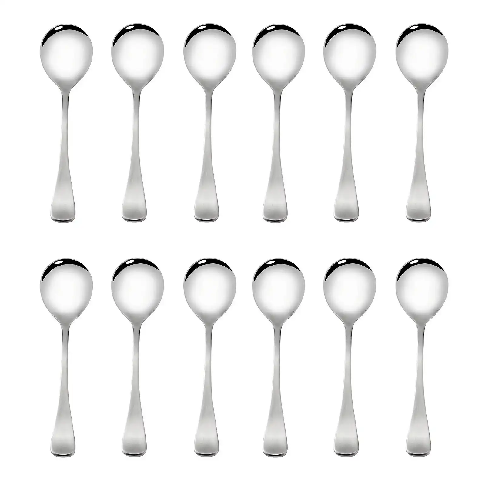 Stanley Rogers Metropolitan Soup Spoons   Set Of 12