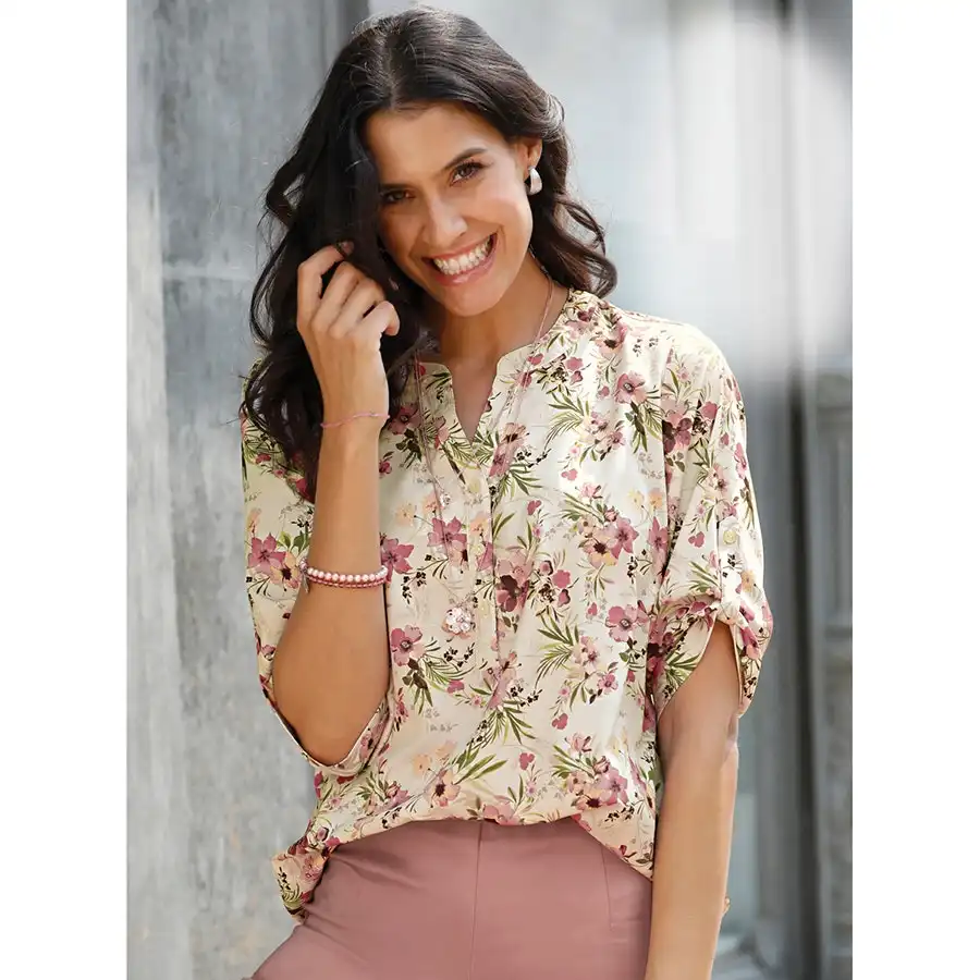 Women's Spring Floral Blouse