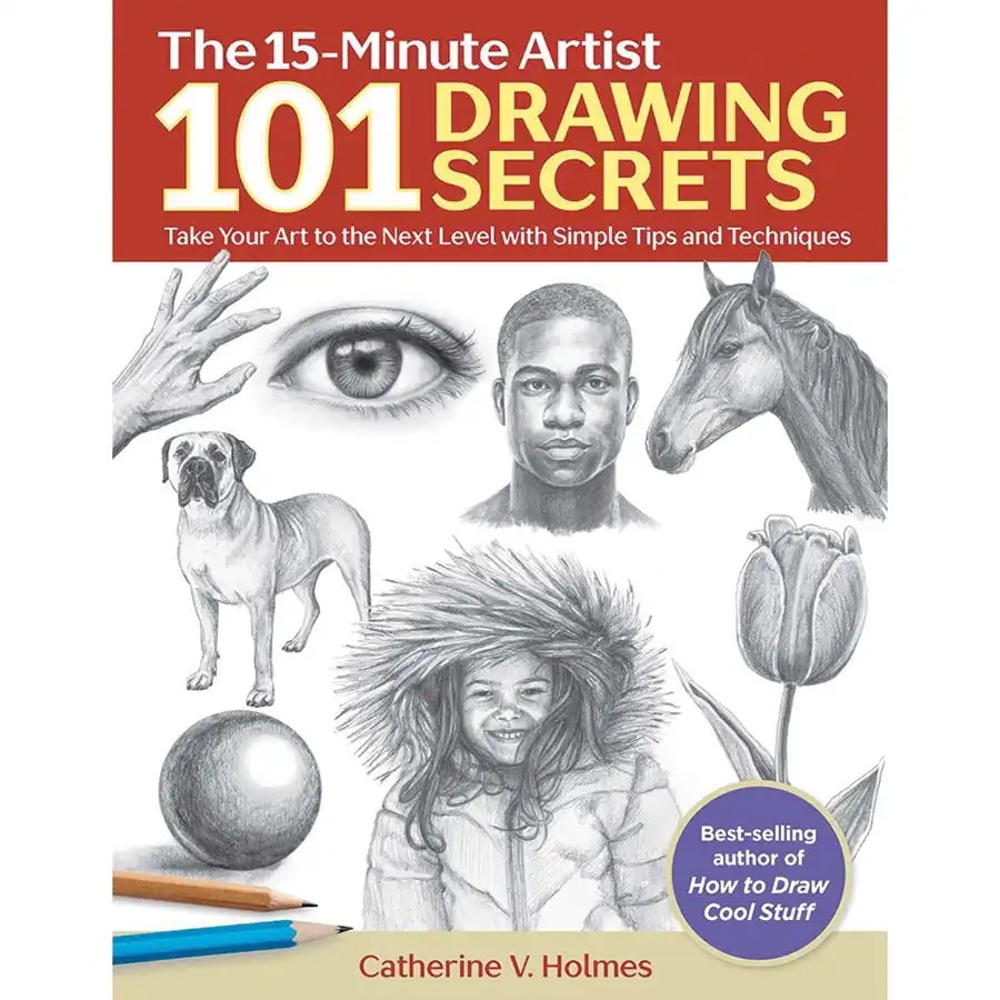 The 15-Minute Artist 101 Drawing Secrets- Book