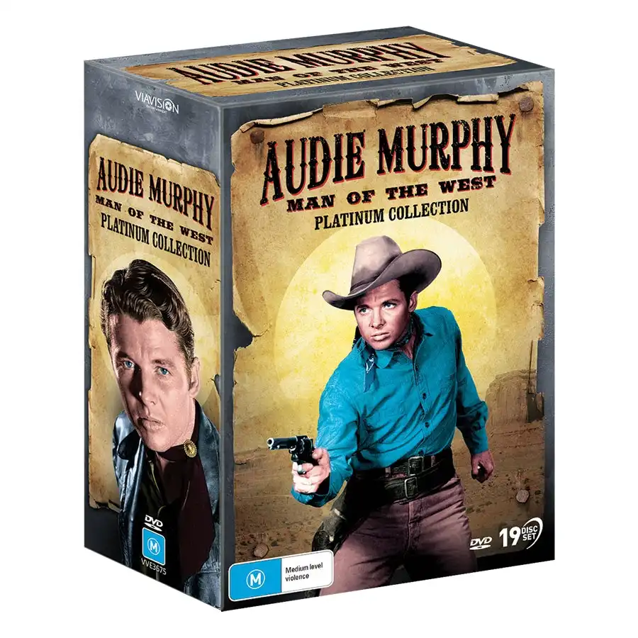 Audie Murphy: Man of the West - Platinum Collection (19 DVDs DVD