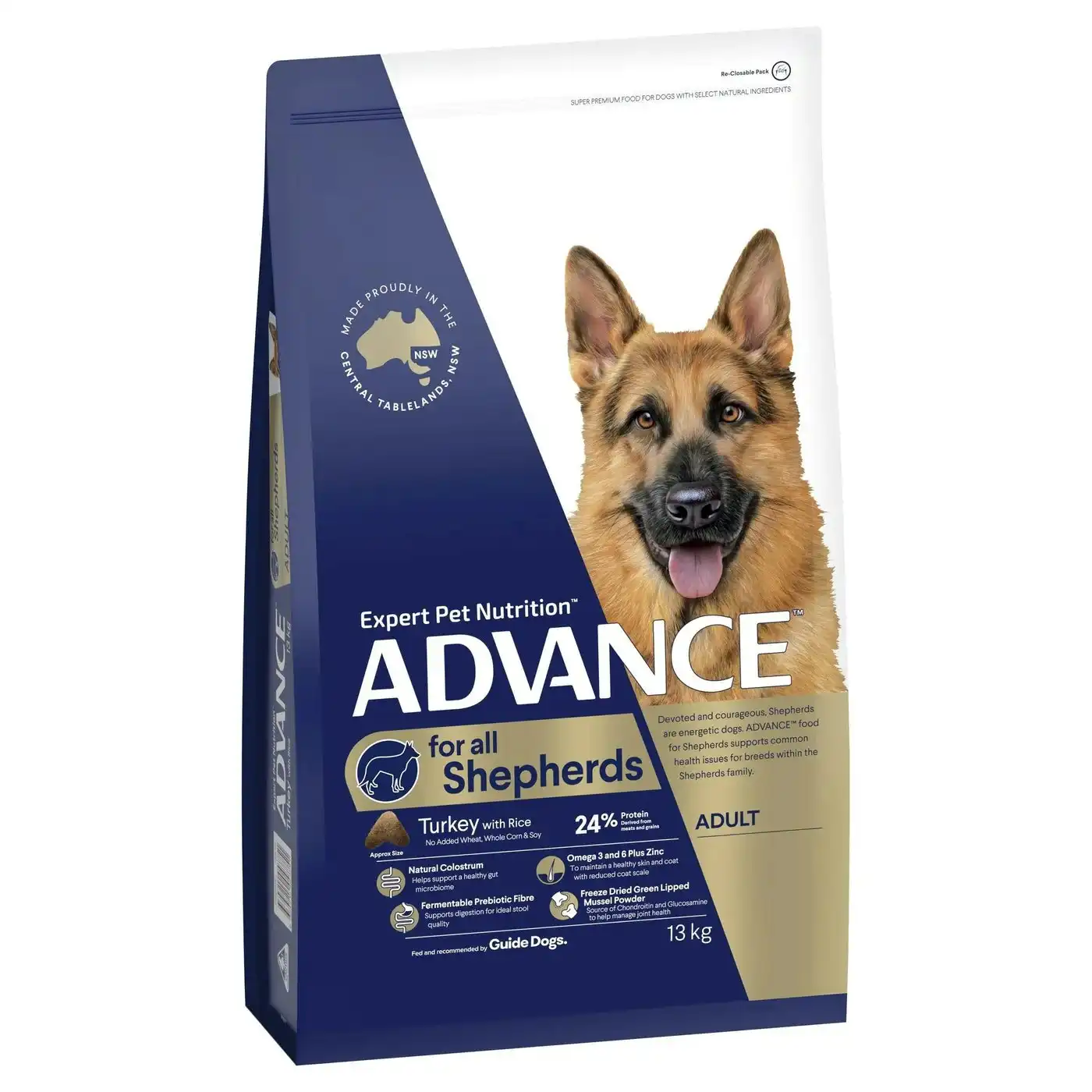 Advance Adult Shepherd Dry Dog Food 13kg