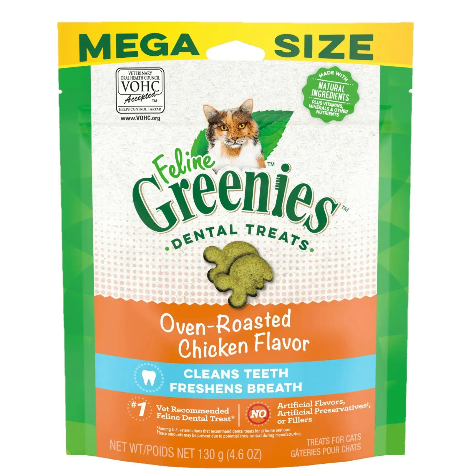Greenies Feline Roasted Chicken Dental Treats