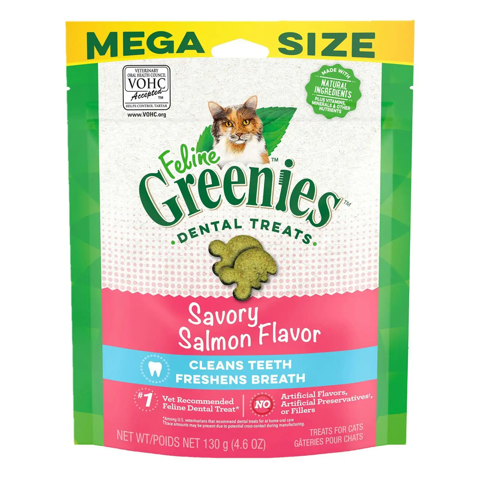 Greenies Feline Savoury Salmon Dental Treats