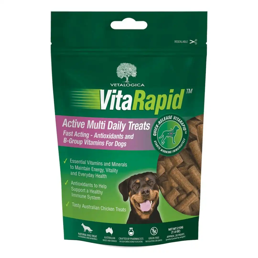 Vetalogica Vitarapid Active Multi Daily Treats for Dogs
