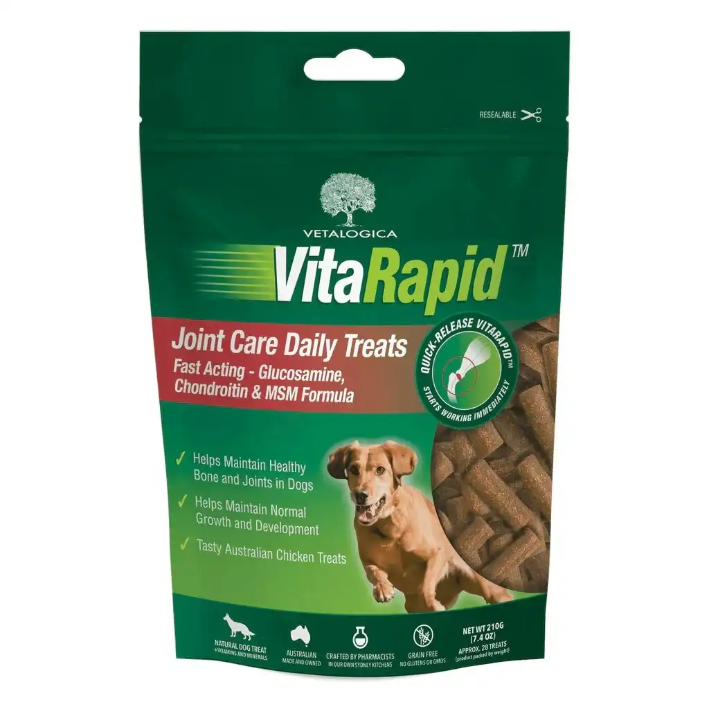 Vetalogica VitaRapid Joint Care Daily Dog Treats 210g
