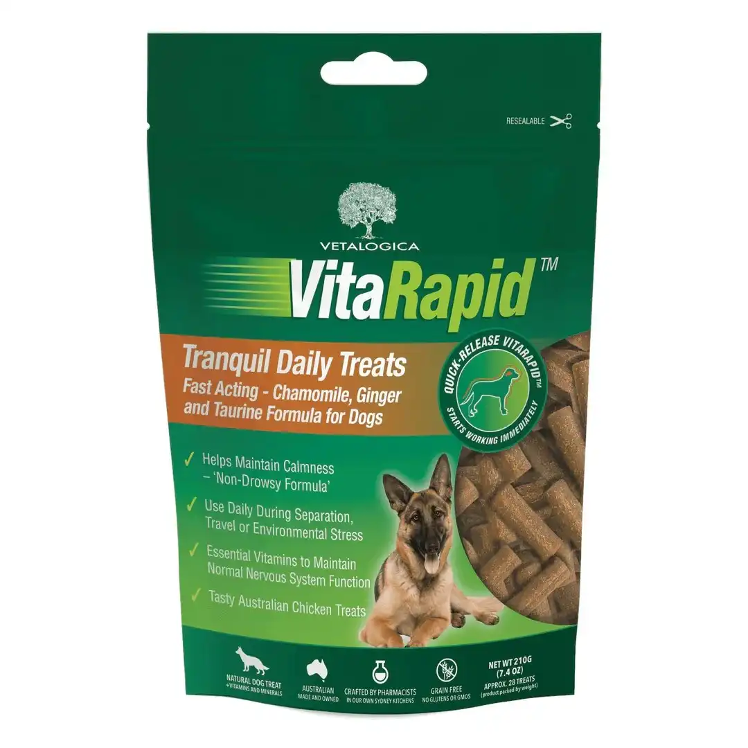 Vetalogica VitaRapid Grain Free Tranquil Daily Treats For Dogs