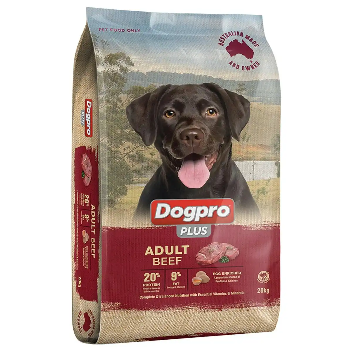 Dogpro Plus Adult Beef Dry Dog Food 20kg