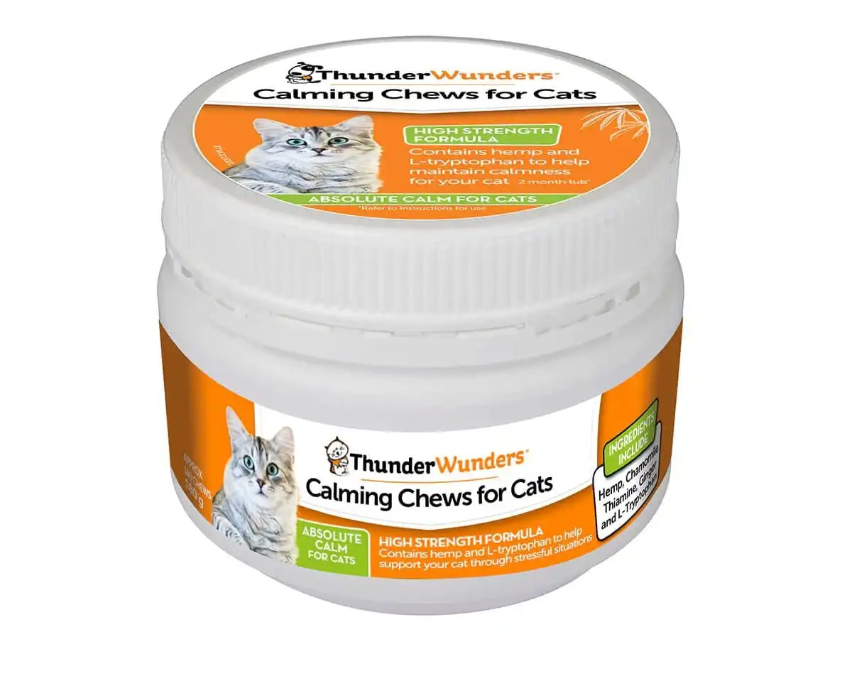 Thunder Wunder Calming Chews For Cats 180g